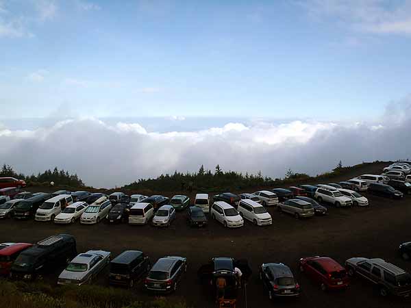 富士山５合目から見た景色